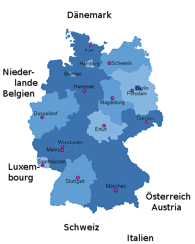 Karte Aussendienst